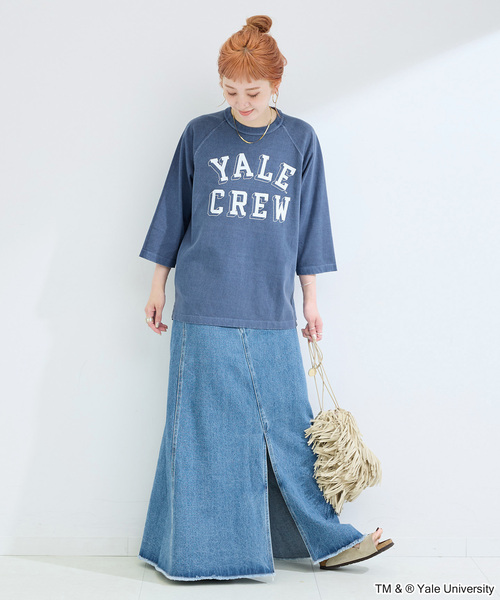 GOOD ROCK SPEED(グッドロックスピード)の「GOOD ROCK SPEED/グッドロックスピード カレッジT2(Tシャツ/カットソー・レディース・ブルー/ブラウン・FREE)」の10枚目の写真