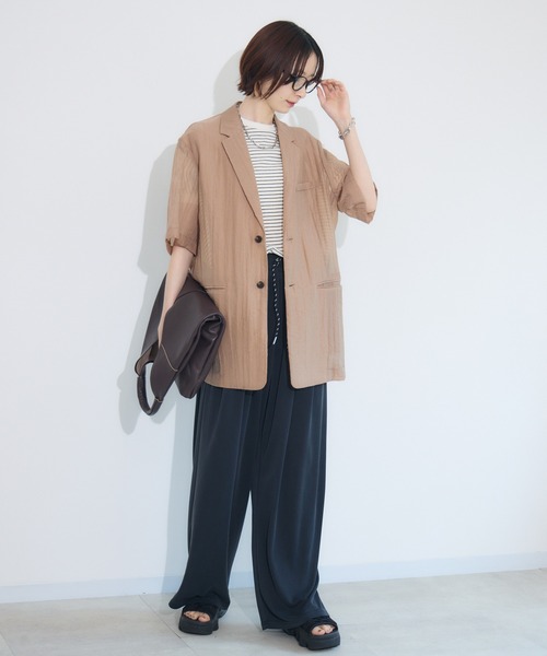 Paradise Picnic(パラダイスピクニック)の「TRANOI. TORAロゴタックスウェットパンツ(スウェットパンツ・レディース・チャコールグレー/ブラック/ブルー・FREE)」の7枚目の写真