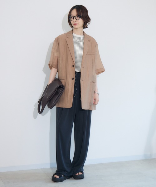 Paradise Picnic(パラダイスピクニック)の「TRANOI. TORAロゴタックスウェットパンツ(スウェットパンツ・レディース・チャコールグレー/ブラック/ブルー・FREE)」の8枚目の写真