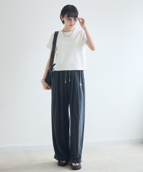 Paradise Picnic(パラダイスピクニック)の「TRANOI. TORAロゴタックスウェットパンツ(スウェットパンツ・レディース・チャコールグレー/ブラック/ブルー・FREE)」の18枚目の写真