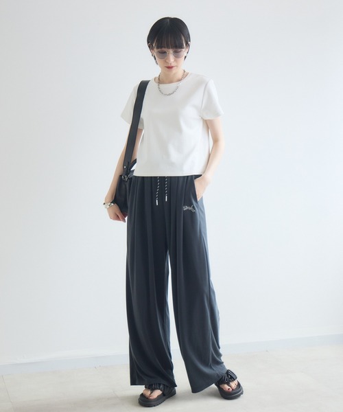 Paradise Picnic(パラダイスピクニック)の「TRANOI. TORAロゴタックスウェットパンツ(スウェットパンツ・レディース・チャコールグレー/ブラック/ブルー・FREE)」の20枚目の写真