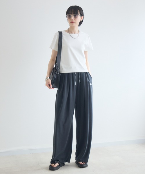 Paradise Picnic(パラダイスピクニック)の「TRANOI. TORAロゴタックスウェットパンツ(スウェットパンツ・レディース・チャコールグレー/ブラック/ブルー・FREE)」の21枚目の写真