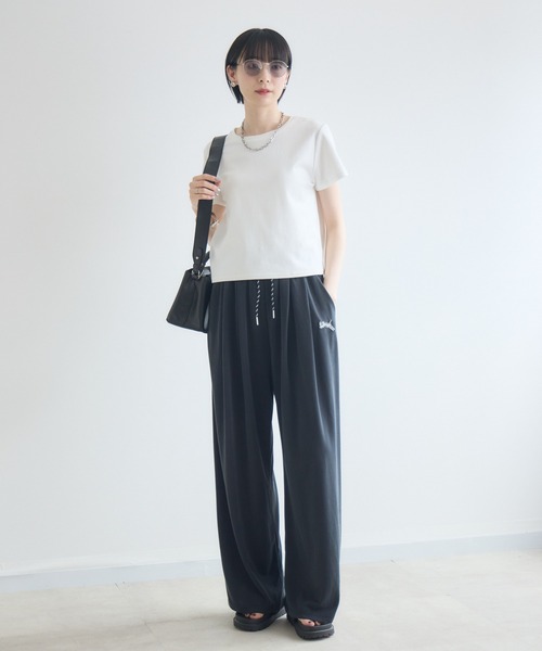 Paradise Picnic(パラダイスピクニック)の「TRANOI. TORAロゴタックスウェットパンツ(スウェットパンツ・レディース・チャコールグレー/ブラック/ブルー・FREE)」の22枚目の写真