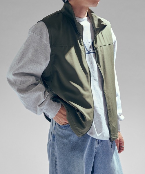 セール】【MAGASIN DE MODE Brew】ポリストレッチベスト RMS-51621 MES