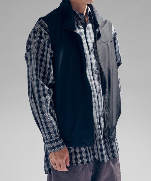 MAGASIN DE MODE Brew（マガジンデモードブリュー）の「【MAGASIN DE MODE Brew】ポリストレッチベスト　RMS-51621 MES（ベスト・メンズ・カーキ/ブラック/ネイビー・M/L/LL）」の16枚目の写真