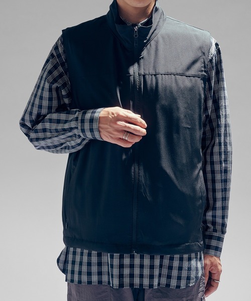 MAGASIN DE MODE Brew（マガジンデモードブリュー）の「【MAGASIN DE MODE Brew】ポリストレッチベスト　RMS-51621 MES（ベスト・メンズ・カーキ/ブラック/ネイビー・M/L/LL）」の17枚目の写真