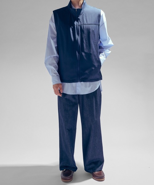 MAGASIN DE MODE Brew（マガジンデモードブリュー）の「【MAGASIN DE MODE Brew】ポリストレッチベスト　RMS-51621 MES（ベスト・メンズ・カーキ/ブラック/ネイビー・M/L/LL）」の8枚目の写真