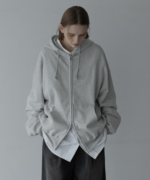 loose basic oversize zip parker / ルーズベーシックオーバーサイズ