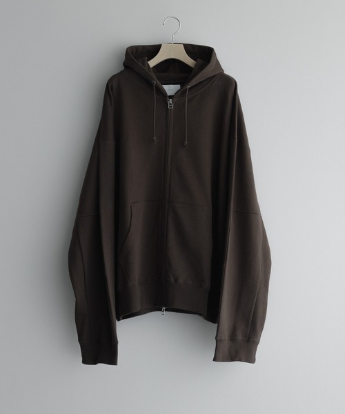 loose basic oversize zip hoodie / ルーズベーシックオーバーサイズ