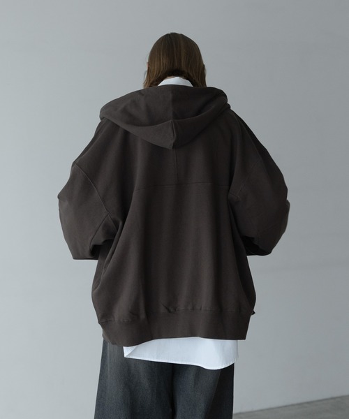 loose basic oversize zip parker / ルーズベーシックオーバーサイズ