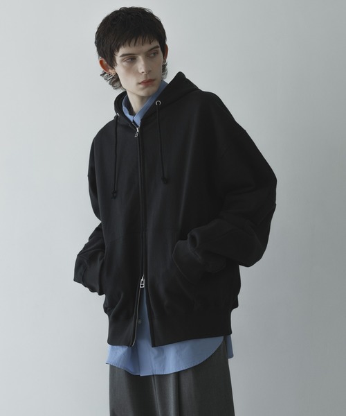 loose basic oversize zip parker / ルーズベーシックオーバーサイズ