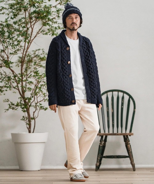 CAMBIO(カンビオ)の「mp13878-Random Patchwork Sweat Pants スウェットパンツ(スウェットパンツ・メンズ・グレイッシュベージュ/アイボリー/ブラック/チャコール・S/M/L)」の11枚目の写真