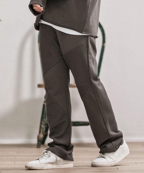 CAMBIO(カンビオ)の「mp13878-Random Patchwork Sweat Pants スウェットパンツ(スウェットパンツ・メンズ・グレイッシュベージュ/アイボリー/ブラック/チャコール・S/M/L)」の13枚目の写真