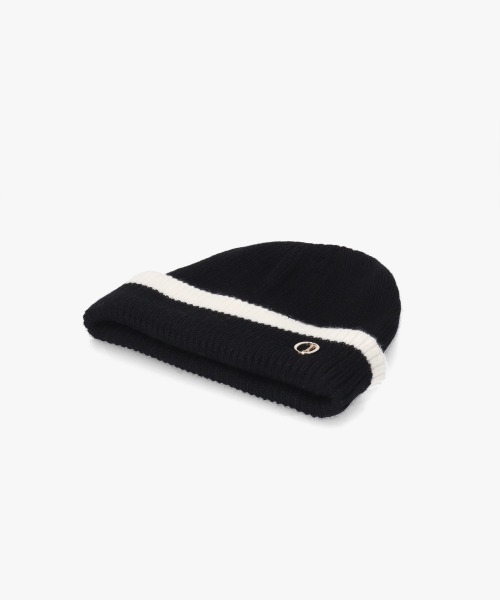 Chapeau d' O(シャポードオー)の「Chapeau d' O Line Rib Knit Watch / シャポードオー(ニットキャップ/ビーニー・レディース・ブラック/ワイン/ホワイト・FREE)」の13枚目の写真