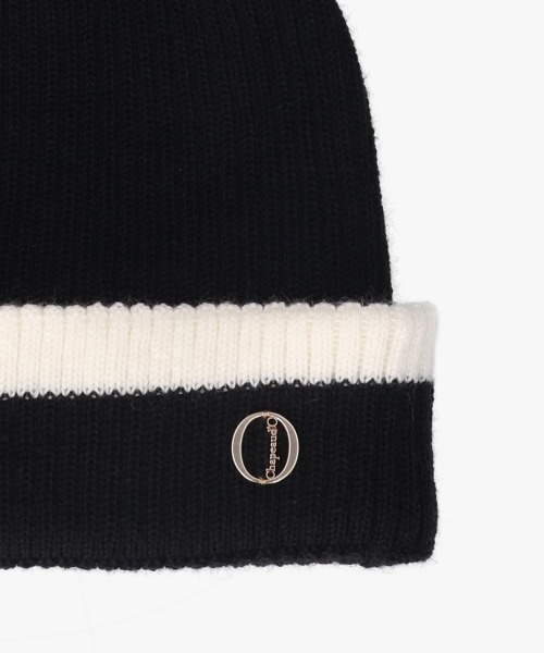 Chapeau d' O(シャポードオー)の「Chapeau d' O Line Rib Knit Watch / シャポードオー(ニットキャップ/ビーニー・レディース・ブラック/ワイン/ホワイト・FREE)」の14枚目の写真