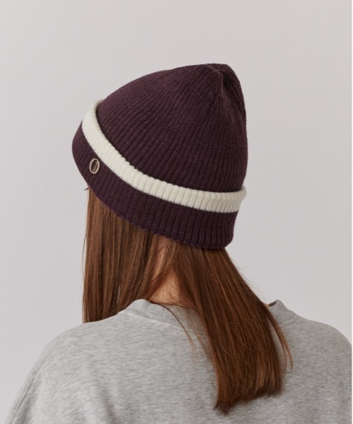 Chapeau d' O(シャポードオー)の「Chapeau d' O Line Rib Knit Watch / シャポードオー(ニットキャップ/ビーニー・レディース・ブラック/ワイン/ホワイト・FREE)」の18枚目の写真
