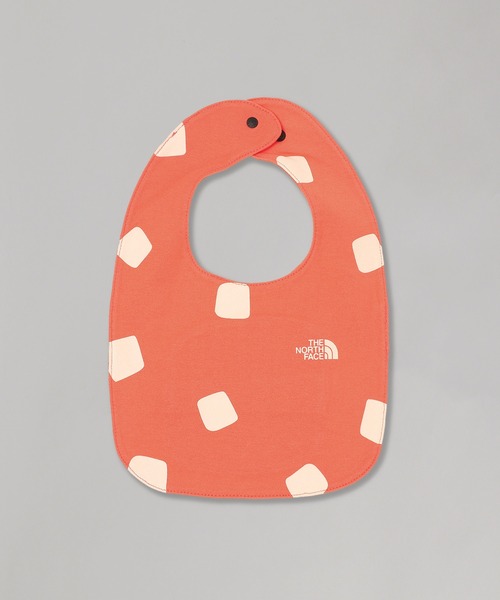 THE NORTH FACE（ザノースフェイス）の「THE NORTH FACE Baby Packable Animal Graphic Bib NNB22511（スタイ/よだれかけ・キッズ・グリーン/ホワイト/ピンク/オフホワイト・FREE）」の4枚目の写真