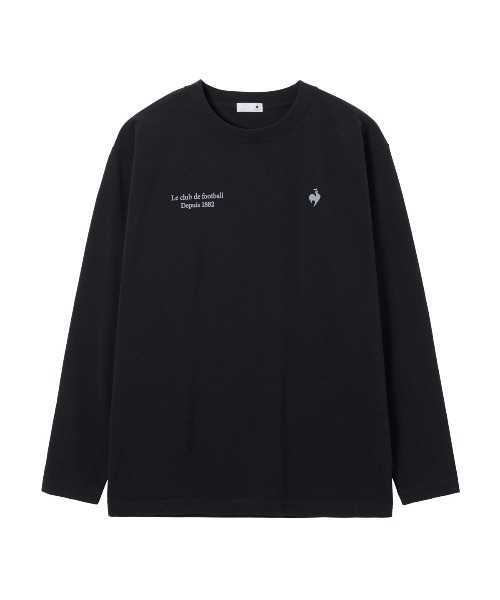 le coq sportif(ルコックスポルティフ)の「【ルコックスポルティフ】吸汗速乾/UVカットコットンライクポリエステルビッグロゴロンT(Tシャツ/カットソー・メンズ・ネイビー/ブラック/ホワイト・L/M/XL)」の3枚目の写真