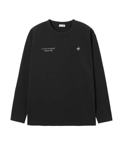 le coq sportif(ルコックスポルティフ)の「【ルコックスポルティフ】吸汗速乾/UVカットコットンライクポリエステルビッグロゴロンT(Tシャツ/カットソー・メンズ・ネイビー/ブラック/ホワイト・L/M/XL)」の1枚目の写真