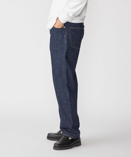 SHIPS（シップス）の「SHIPS: AUTHENTIC 5ポケット ワンウォッシュ デニム（デニムパンツ・メンズ・ネイビー・SMALL/MEDIUM/LARGE/X-LARGE）」の9枚目の写真