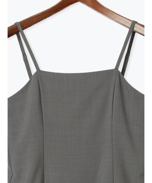 Te chichi（テチチ）の「レイヤードコンビネゾン（サロペット/オーバーオール・レディース・モカ/グレー・F）」の11枚目の写真