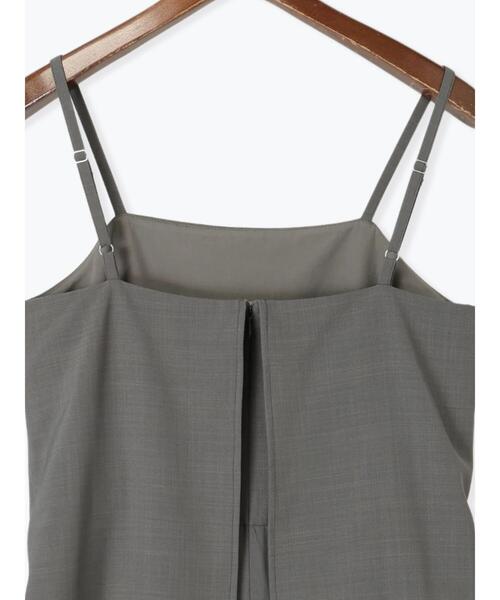 Te chichi（テチチ）の「レイヤードコンビネゾン（サロペット/オーバーオール・レディース・モカ/グレー・F）」の14枚目の写真