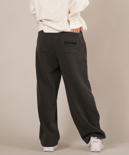 THRASHER(スラッシャー)の「THRASHER/スラッシャー スウェットパンツ 254TH2LP054(その他パンツ・レディース・アイボリー/ブラック・M/L)」の1枚目の写真