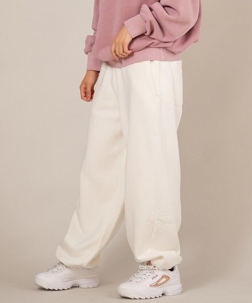 THRASHER(スラッシャー)の「THRASHER/スラッシャー スウェットパンツ 254TH2LP054(その他パンツ・レディース・アイボリー/ブラック・M/L)」の4枚目の写真