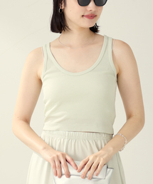新品plage購入LAmadeタンクトップ白ホワイトプラージュ Plage - 新品 plage プラージュ オーガニック タンクトップの