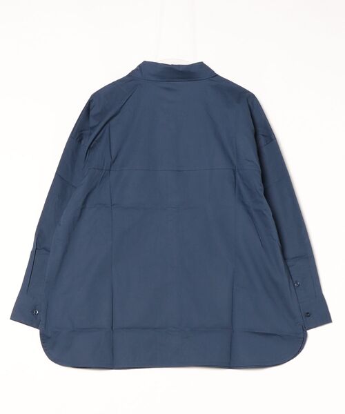 NIKE（ナイキ）の「ナイキ NSW CHLL PPLN BTN L/S トップ NIKE（シャツ/ブラウス・レディース・ネイビー/パープル/ブラック・M/L）」の4枚目の写真