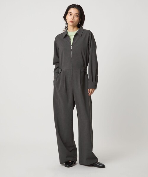 green label relaxing（グリーンレーベルリラクシング）の「＜SEASONAL COLLECTION＞オールインワン（つなぎ/オールインワン・レディース・ダークグレー/ベージュ・36/38）」の10枚目の写真