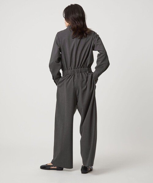 green label relaxing（グリーンレーベルリラクシング）の「＜SEASONAL COLLECTION＞オールインワン（つなぎ/オールインワン・レディース・ダークグレー/ベージュ・36/38）」の12枚目の写真