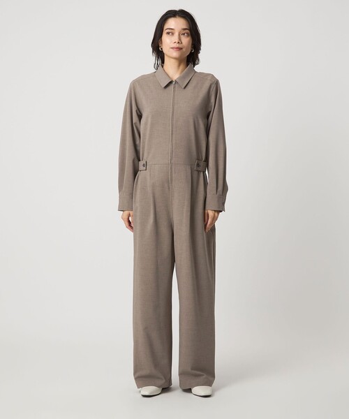 green label relaxing（グリーンレーベルリラクシング）の「＜SEASONAL COLLECTION＞オールインワン（つなぎ/オールインワン・レディース・ダークグレー/ベージュ・36/38）」の17枚目の写真