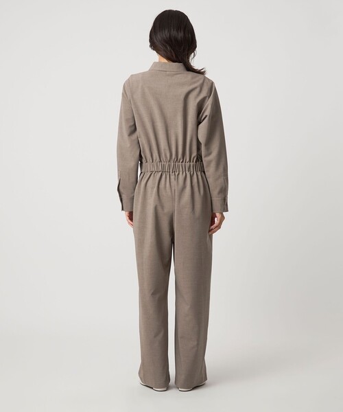 green label relaxing（グリーンレーベルリラクシング）の「＜SEASONAL COLLECTION＞オールインワン（つなぎ/オールインワン・レディース・ダークグレー/ベージュ・36/38）」の19枚目の写真