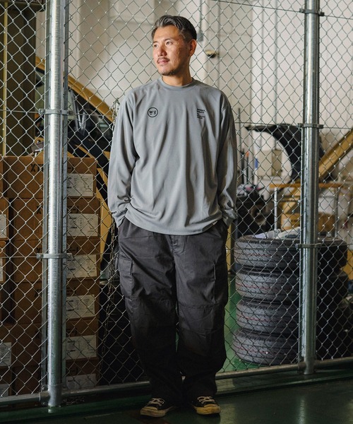 GORDON MILLER(ゴードンミラー)の「GORDON MILLER WORKS_UTILITY ドライ L/S Tシャツ(Tシャツ/カットソー・メンズ・モスグリーン/グレイッシュベージュ・1/2/0)」の5枚目の写真
