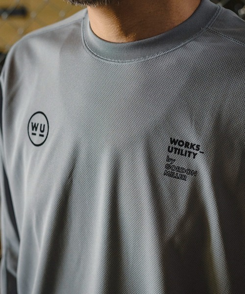 GORDON MILLER(ゴードンミラー)の「GORDON MILLER WORKS_UTILITY ドライ L/S Tシャツ(Tシャツ/カットソー・メンズ・モスグリーン/グレイッシュベージュ・1/2/0)」の8枚目の写真