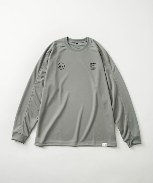 GORDON MILLER(ゴードンミラー)の「GORDON MILLER WORKS_UTILITY ドライ L/S Tシャツ(Tシャツ/カットソー・メンズ・モスグリーン/グレイッシュベージュ・1/2/0)」の9枚目の写真
