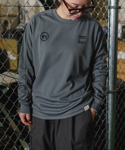 GORDON MILLER(ゴードンミラー)の「GORDON MILLER WORKS_UTILITY ドライ L/S Tシャツ(Tシャツ/カットソー・メンズ・モスグリーン/グレイッシュベージュ・1/2/0)」の12枚目の写真