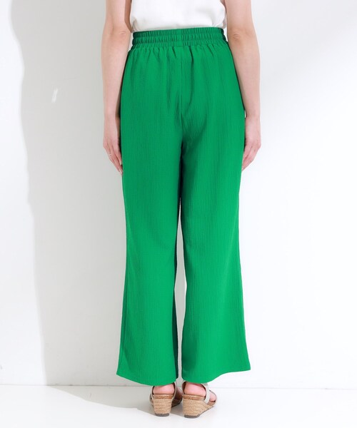 Cutie Blonde（キューティーブロンド）の「【S-LL/セットアップ可】リラックスカジュアルに ぽこぽこイージーパンツ（その他パンツ・レディース・ブラック/グリーン/ホワイト・04/03/02/01）」の10枚目の写真