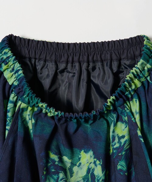 EMMEL REFINES（エメルリファインズ）の「＜EMMEL REFINES＞EM ティアード ポケットギャザー プリントスカート（スカート・レディース・パープル/ライム・XS/M/S）」の18枚目の写真