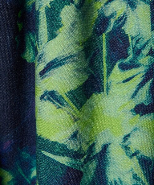 EMMEL REFINES（エメルリファインズ）の「＜EMMEL REFINES＞EM ティアード ポケットギャザー プリントスカート（スカート・レディース・パープル/ライム・XS/M/S）」の18枚目の写真