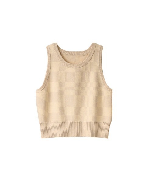 Knuth Marf(クヌースマーフ)の「flag marblel knit tank(タンクトップ・レディース・ブラウン/アイボリー/グレー・FREE)」の19枚目の写真