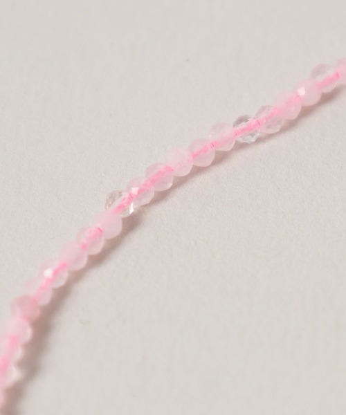 A part by(アパートバイ)の「クリアビーズチョーカー(チョーカー・レディース・カーキ/ライトブルー/ピンク・FREE)」の6枚目の写真