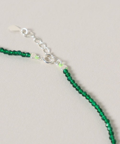 A part by(アパートバイ)の「クリアビーズチョーカー(チョーカー・レディース・カーキ/ライトブルー/ピンク・FREE)」の8枚目の写真