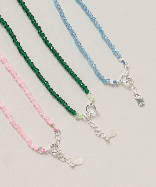 A part by(アパートバイ)の「クリアビーズチョーカー(チョーカー・レディース・カーキ/ライトブルー/ピンク・FREE)」の13枚目の写真