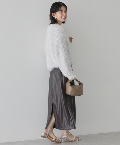 AMERICAN HOLIC(アメリカンホリック)の「シャギーニットプルオーバー(ニット/セーター・レディース・アイボリー/グレイッシュベージュ/ライラック/チャコールグレー/ライトグレー・M/L)」の21枚目の写真