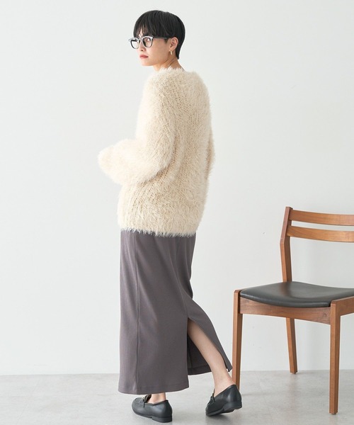 AMERICAN HOLIC(アメリカンホリック)の「シャギーニットプルオーバー(ニット/セーター・レディース・アイボリー/グレイッシュベージュ/ライラック/チャコールグレー/ライトグレー・M/L)」の17枚目の写真