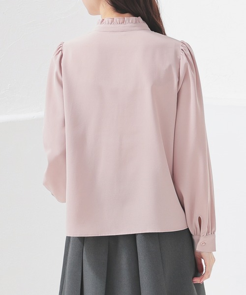 Honeys(ハニーズ)の「リボン付ブラウス(シャツ/ブラウス・レディース・ピンク/ブラック/ホワイト・L/M/S)」の14枚目の写真