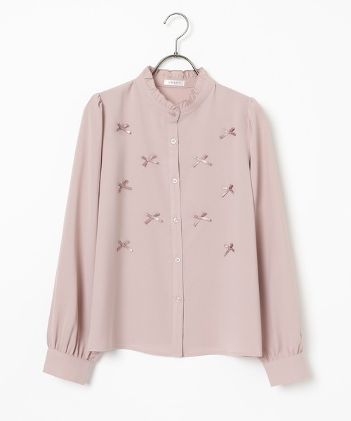 Honeys(ハニーズ)の「リボン付ブラウス(シャツ/ブラウス・レディース・ピンク/ブラック/ホワイト・L/M/S)」の22枚目の写真