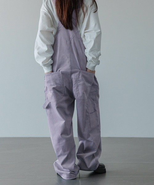 LOWRYS FARM(ローリーズファーム)の「【LFM(U)】コーデュロイオーバーオール 599586(サロペット/オーバーオール・メンズ・ブラック/パープル・LARGE/MEDIUM)」の19枚目の写真